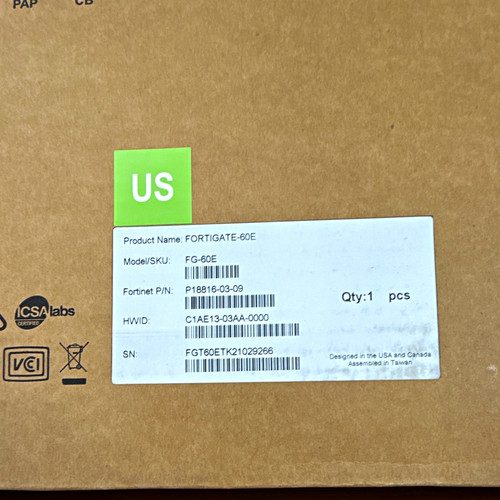 Fortinet fortigate 60e - fortigate-60e, fg-60e